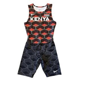 Nike Pro Elite Kenya Track & Field Speedsuit Singlet Mens Size SMALL S NEW